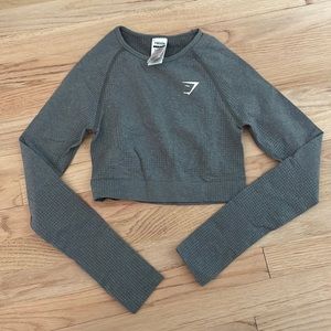 GymShark Cropped Long Sleeve Shirt